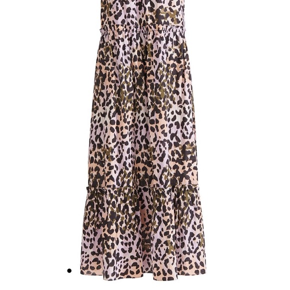 NWT Veronica Beard Ayesha leopard midi dress - Picture 4 of 6